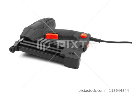 Electric stapler isolated 118644844