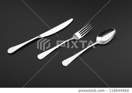 Fork knife and spoon 118644868