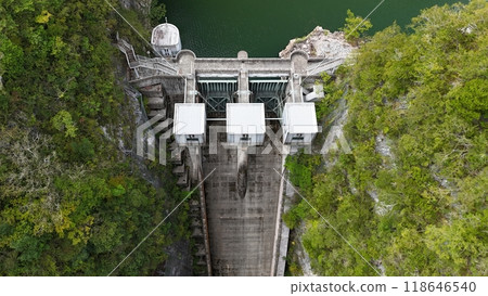 廣島縣神石郡_大石峽【大石川水壩】無人機空拍_TSGD_No03 118646540