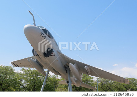 Gate guard for the US Navy EA-6B Prowler electronic warfare aircraft 118646956