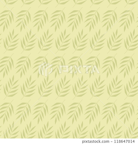 Simple branches seamless pattern. Green branch, natural fabric, wallpaper, wrapping print classic design. Organic, eco, nature vector background Simple branches seamless pattern. Green branch, natural fabric, wallpaper, wrapping print classic design. Organic, eco, nature vector background 118647014