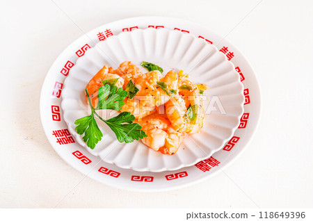 garlic shrimp  118649396