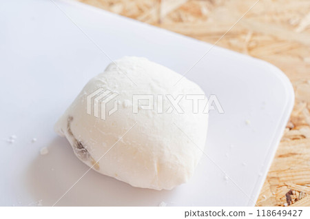 新鮮春捲皮水果大福製作完成 118649427