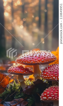 autumn, mushroom, fly agaric 118649951