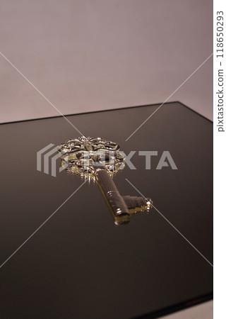 Subject photo shoot of accessories - keys, heart, butterfly, squirrel Subject photo shoot of accessories - keys, heart, butterfly, squirrel 118650293