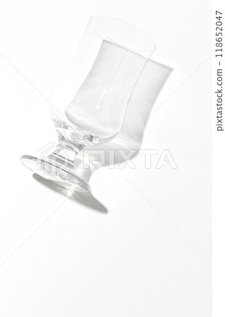 Parfait glass photographed on a white background 118652047