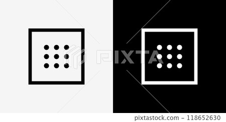 Menu vector icon 118652630