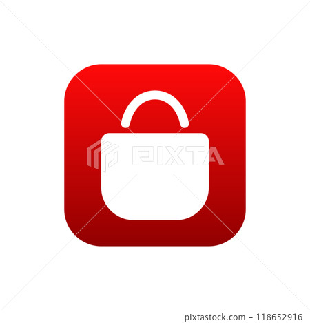 Market application for mobile phone. Purchase icon in modern style. Market application for mobile phone. Purchase icon in modern style. 118652916