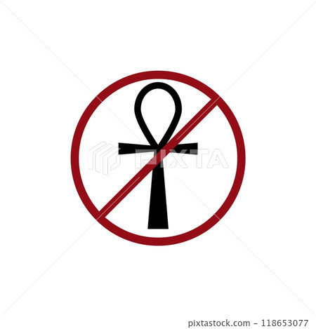 Ban religion icon. Forbidden icon sign. Ban religion icon. Forbidden icon sign. 118653077