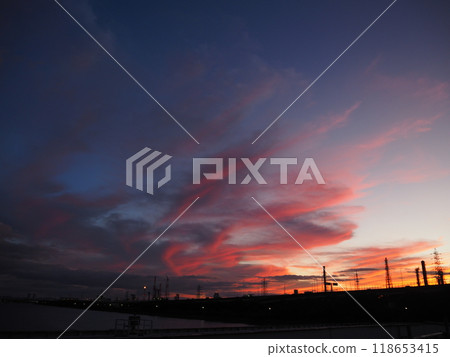 美妙的日落風景 118653415
