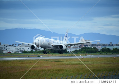 大阪國際機場降落準備 118654211