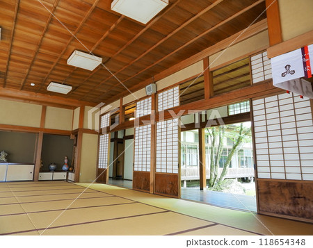 滋賀縣，多賀大社，奧書院，八月 118654348