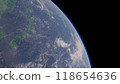 Earth floating in space 02 118654636