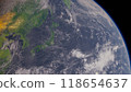 Earth floating in space 03 118654637