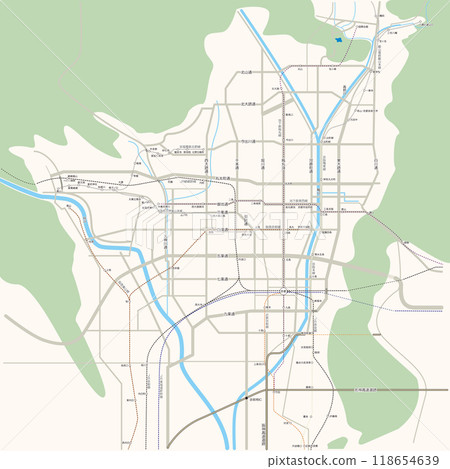 Map of Kyoto_2024 118654639
