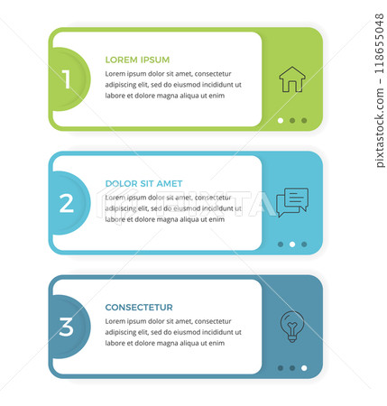 Infographic Template - 4 Elements 118655048