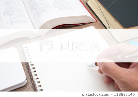 Study, learning, copy space Study, learning, copy space 118655140