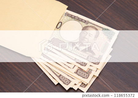 Money (new banknotes) and text space 118655372