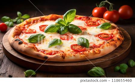 Margherita pizza Margherita pizza 118655460