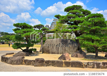Himeji Castle World Heritage Stone Monument and Castle Tower, Hyogo Prefecture 118655674