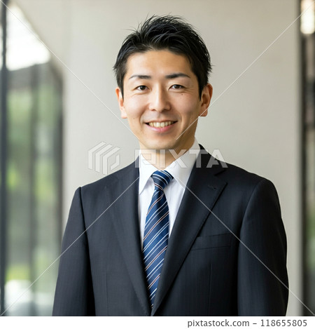 young man wearing a suit 118655805