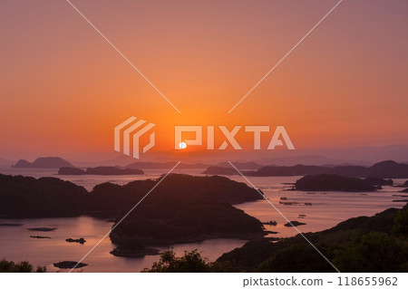 Sunset of Kujuku Island 118655962