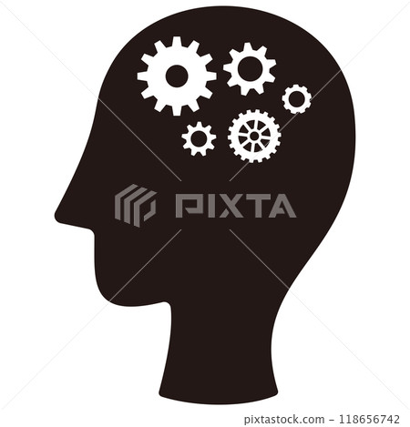 Artificial intelligence icon black Artificial intelligence icon black 118656742
