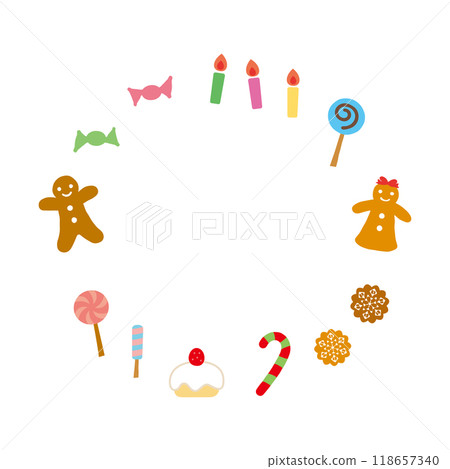 2024 Christmas image material 1 without text vector 118657340