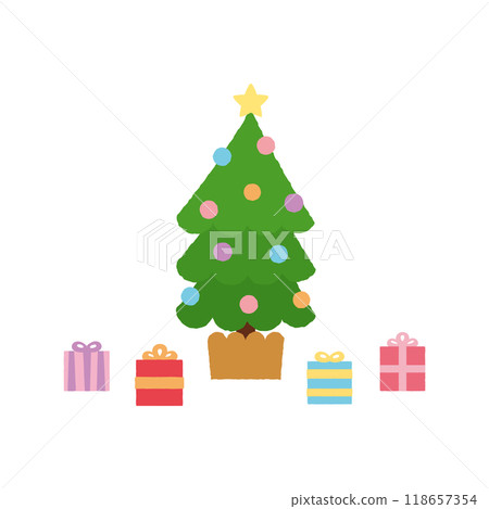 2024 Christmas image material 5 vector 118657354
