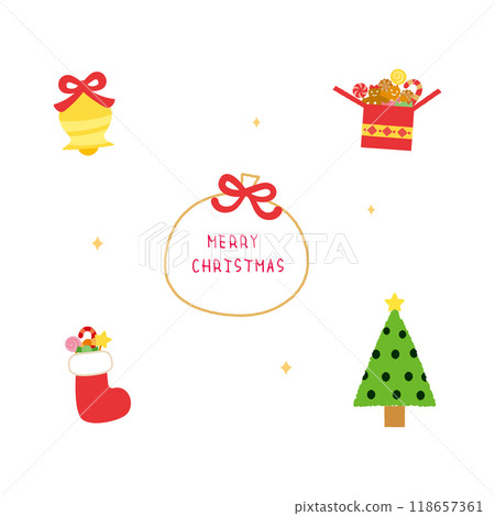 2024 Christmas image material 7 vector 2024 Christmas image material 7 vector 118657361