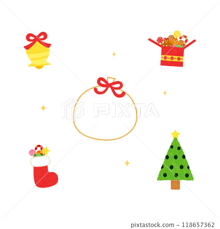 2024 Christmas image material 7 no text 118657362