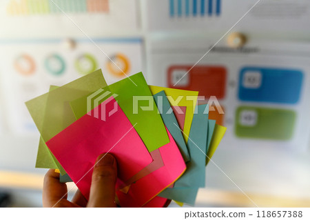 便利貼商業場景 118657388