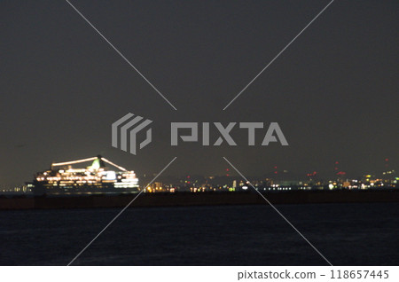 Cruise ship Pacific Venus Night 118657445