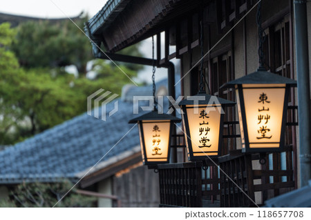 [Kyoto] Horyu-ji Temple, Five-story Pagoda and Early Morning 118657708