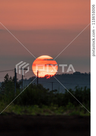 [Shonai scenery] Sunset and clouds 118658006