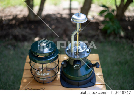 Image of a camping lantern Image of a camping lantern 118658747