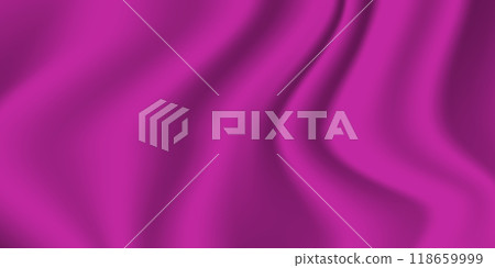 Silk pink background. Abstract vector pattern with copy space. Liquid wave texture, smooth drapery wallpaper. Wedding fabric, satin. Wavy design for banner, card, postcard, backdrop Silk pink background. Abstract vector pattern with copy space. Liquid wave texture, smooth drapery wallpaper. Wedding fabric, satin. Wavy design for banner, card, postcard, backdrop 118659999