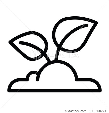 Nice Plant Gardening Icon Design 118660721