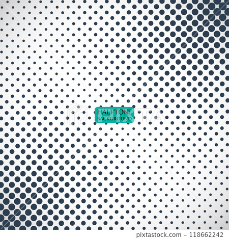 grey halftone dots texture, pattern for comics design. vector illustration 118662242