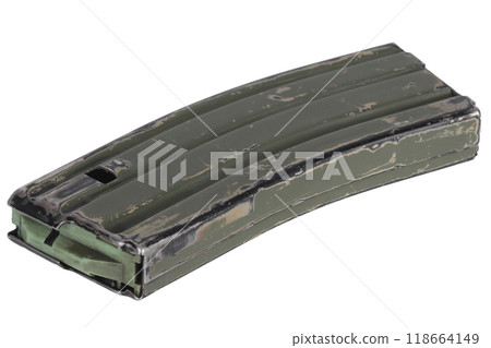 Standard issue 30-round M16 magazine 118664149