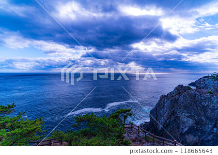 [Sea material] Scenery of Goishi coast [Iwate Prefecture] 118665643