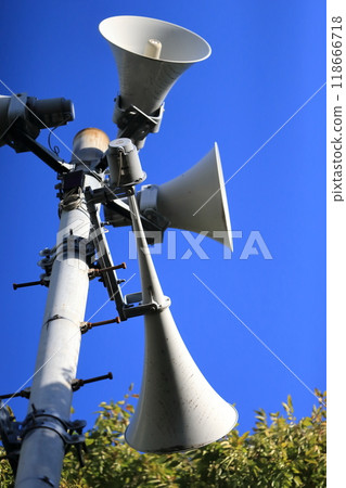 Disaster prevention administration radio image Disaster prevention administration radio image 118666718