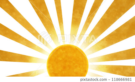 第一個日出新年賀卡材料 118666981