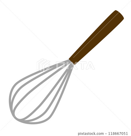 Illustration of a whisk used in cooking, such as making sweets 118667051