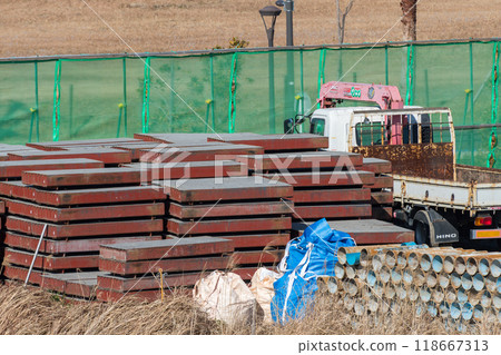 Construction site material 118667313