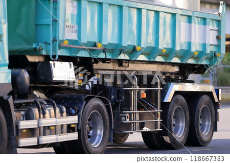 Trailer dump image Trailer dump image 118667383