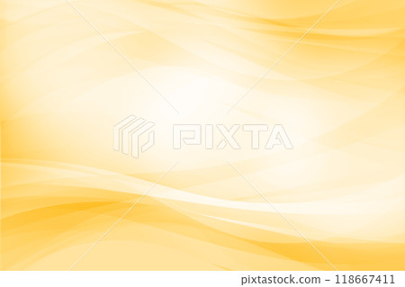 Yellow waves on a white background Yellow waves on a white background 118667411