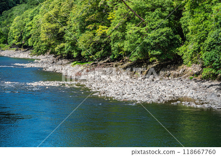 Scenery of the upstream of the Uji River, Uji City, Kyoto Prefecture Scenery of the upstream of the Uji River, Uji City, Kyoto Prefecture 118667760