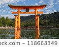 廣島縣宮島的嚴島神社大鳥居 118668349