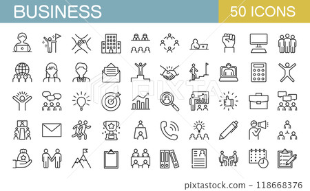 與商業和辦公室工作人員相關的圖標集 與商業和辦公室工作人員相關的圖標集 118668376